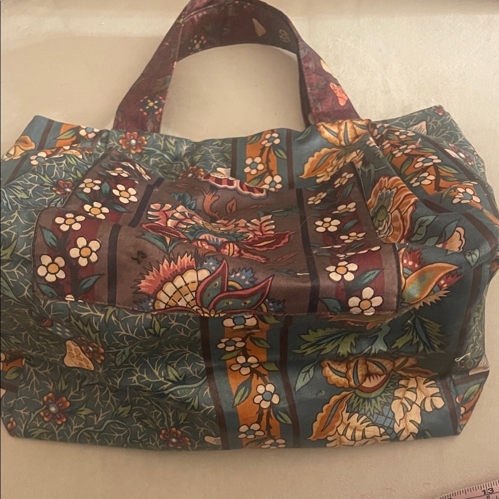 Floral Patterned Tote Bag